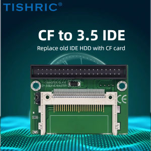 TISHRIC Compact Flash CF To IDE 3.5 Inch 40Pin Adapter Converter Card Single/Dual CF To IDE 3.5 Riser Board For Desktop Computer