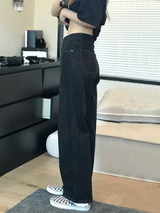 High Waist Straight Leg Jeans Women Summer New plus Size Flattering Loose Fit Versatile Wide Leg Pants for Plump Sister