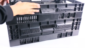 [SG Stock]HDPE Multifunctional Folding Storage Basket Stackable Storage Basket Collapsible Storage Crate