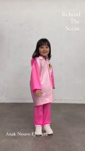 Jas Hujan Anak Setelan Celana Elmondo Nouvo 302 Mantel Hujan stelan baju celana lucu cakep