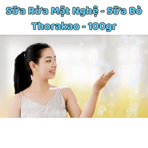 Sữa Rửa Mặt Nghệ Sữa Bò Thorakao An Toàn Và Dịu Nhẹ Cho Da Chính hãng.