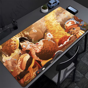 Bandai | Mousepad ONE PIECE Luffy Computer Desk Mat Keyboard Non-Slip Mouse Pad Laptop Cushion big Non-slip Deskpad PC HD Anime Mousepad