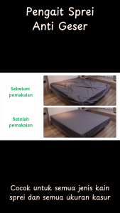 PENGAIT SPREI KASUR 6 CAKAR 12 KLIP ANTI GESER / KLIP BESI PENGAIT PENJEPIT UJUNG KASUR SUDUT SPREI