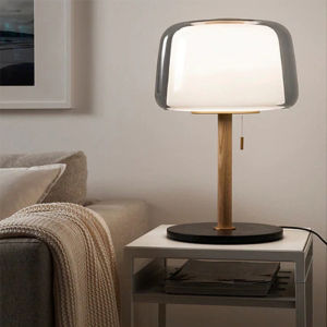 💥Dream Best🔥 Nordic Modern Creative Glass Table Lamp Simple Sofa Side Decorative Lighting Living Room Bedroom Bedside Lamp LED Reading Desk Light