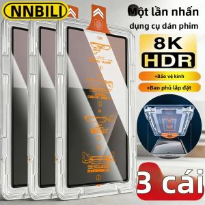 Bộ Bảo Vệ Màn Hình NNBILI 3 Cái Dành Cho Samsung Galaxy Z Fold Series 8 7 6 5 4 3 - Phụ Kiện Chống Trầy Xước Bằng Kính Cường Lực Chống Vân Tay