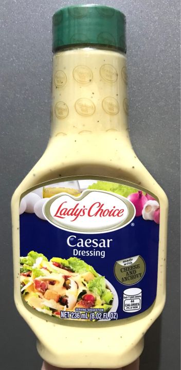 Lady's Choice Caesar Salad Dressing 236mL Trans Fat Free Salad Dressing -  Lazada | Lazada PH