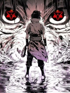 Bandai | Oil Painting Anime Character U-Uchiha S-Sasuke By Numbers Home Decor Modern Wall Decor for Living Room Bedroom Perfect Gift