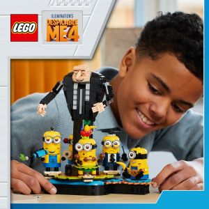 LEGO Despicable Me 75582 Brick-Built Gru and Minions Balok Mainan Anak (9 Tahun+)