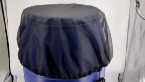 Rain Barrel Mesh Cover With Adjustable Drawstring Anti-Insect Leaves Filter Mesh 60/80/100cm Easy To Install Keep Water Clean