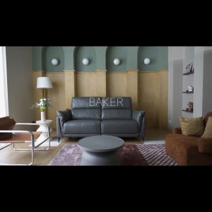 ZEN Collection Recliner Sofa Set รุ่น BAKER ไอเชพ 2 ที่นั่ง ผู้ชาย สำหรับห้าง 2 สี แดง บรรเทา (อ่าน)