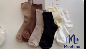 Bear Mid Socks Fashion Cotton Socks For  Women men Flexi Calf Socks  Solid Color Sport Socks