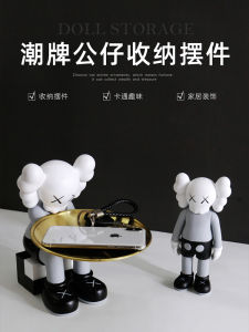 Đồ Trang Trí Nhà Bằng Nhựa Hình Gấu Bạo Lực Hoạt Hình Đĩa Đựng Đồ Đĩa Đựng Chìa Khóa Đĩa Đựng Đồ Trang Trí Phòng Khách