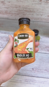 CHINSU - Chai ĐỎ 200g - MUỐI ỚT ĐỎ CHẤM LẨU NƯỚNG Red Chilli Salt Sauce