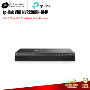 tp-link VIGI NVR2008H-8MP VIGI 8 Channel PoE+ Network Video Recorder | EJDalanon Enterprise