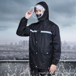 Separate Reflective Rain Suit Set for Adults