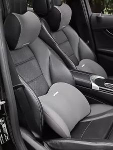 Car Headrest/Lumbar Support Car Neck Pillow Waist Cushion Driver Seat Backrest Car Cushion Driving Lumbar Support Waist Support