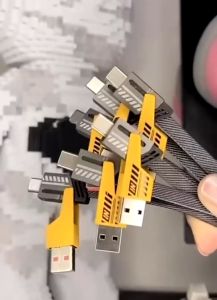 LUOBR 120W ชุดชาร์จเร็ว PD ชาร์จเร็วสุด QC 3.0 Quick charging 2PD + 2USB ( พอร์ต) หัวชาร์จ สําหรับ IP i15 14 13 12 Android Type-C