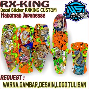 sticker rxking airbrush decal hanoman