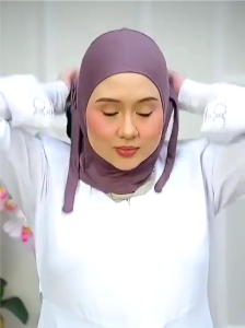 Inner Ninja Tali Cotton Elastik Anak Tudung Muslimah Hijab Underscarves |  kain cotton jersey