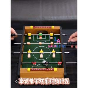đồ chơi bàn bi lắc cho bé lamanhstore24 bàn bi lắc bóng đá 4 tay cầm bằng gỗ cho bé chơi giải trí