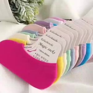 MC KK1444 Kaos Kaki Pendek Invisible Socks Polos Kaus Kaki Setumit Balet Engkle Anti Slip Hidden