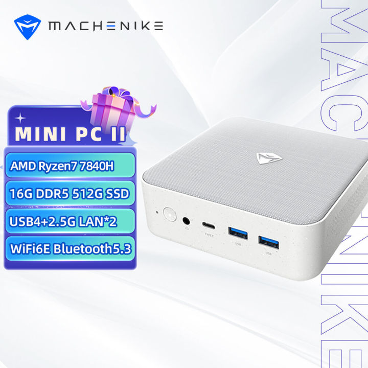 ส่งจากไทย]Machenike มินิคอมพิวเตอร์ Mini PC AMD Ryzen7 7840HS 16G