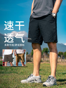 Quick Dry Loose Mens Shorts Summer Outdoor Wear Casual Pants Multiple Options Available Fashionable Urban Style Polyester Fiber