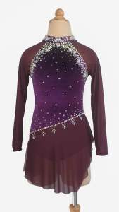 Purple Plum Ice Skating Leotard