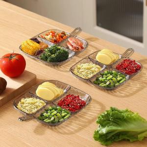 Sectioned Condiment Serving Plate