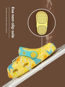 Bobdog Childrens Summer Sandals Anti-slip Girls Clog Shoes Comfortable Home Slippers Breathable Footwear for Boys And Girls