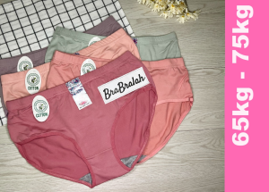 [ BRABRALAH ] (4 HELAI RM 11.9)  Ladies panties lady panties  65kg-75kg  #9337