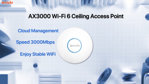 Tenda I27 Network Access Point WiFi 6 AX3000 รองรับ GbE PoE Dual Band  Ceiling Mount