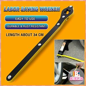 M.Grocer. Auto Labor-Saving Jack Ratchet Wrench with Long Handle Car Repair Tool