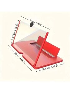 ขาตั้งแว่นขยายหน้าจอโทรศัพท์แบบพับได้ แปลงสมาร์ทโฟนเป็นแท็บเล็ต การดูแบบแฮนด์ฟรี การออกแบบปกป้องดวงตา การออกแบบแบบพกพา