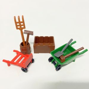 Farm Tools and Kitchenwares DIY Buidling Blocks Miniature Tools Compatible MOC Scene Building Accessories Ideal Gift