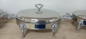 HEJI Buffet Kit Foldable Chafing Dish Buffet Set Chafing Dishes for Buffet & Catering Food Warmers Catering Supplies and Food Warming Trays for Buffet Party