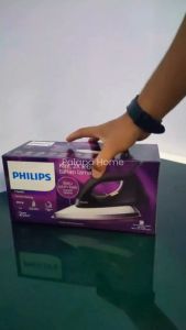 Setrika Philips HD1173 Tapak Keramik Anti Baret | Setrikaan Baju Gosokan Pakaian Listrik HD 1173