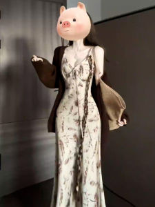 Ge·an·fei | French Vintage Floral A-line Dress Elegant and Stylish