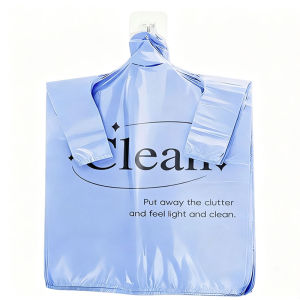 200pcs Heavy Duty Vest Trash Bags with Handles Thick Disposable Plastic Garbage Bags for Home Bathroom & Kitchen