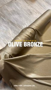 Bahan Kain Satin Maxmara Silk Original 1/2 Meter