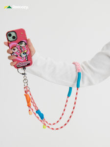 Reecozy Multi-Functional Diagonal Mobile Phone Climbing Rope Dopaamine Color Crossbody Bag Strap Anti-Loss Rope Adjustable Length