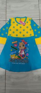 BAJU GAMIS KAOS ANAK PEREMPUAN STELAN HIJAB