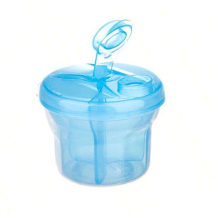 3-compartment Rotating Milk Powder Box Formul Dispenser Snacks for kids PP Food Portable Container Traval Bottles