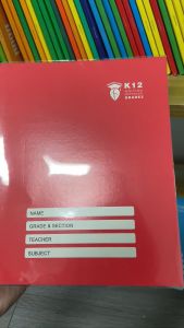 ZOFDA K12 Writing/Composition Bigger Size Notebook Grade Aesthetic Film Cover For Grade1 2 3 80Sheet