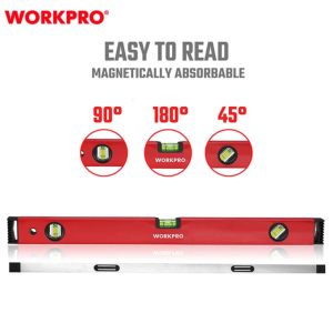 WORKPRO - 1000mm Aluminum Magnetic Box Level WP262013 Original DISCOUNTED PRICE