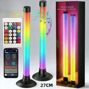 Thanh Đèn LED USB RGB IC Đổi Màu Đèn Nền TV Điều Khiển Bằng Ứng Dụng Đồng Bộ Nhạc Trang Trí Bàn Làm Việc Phòng Game Đèn LED Độc Đáo