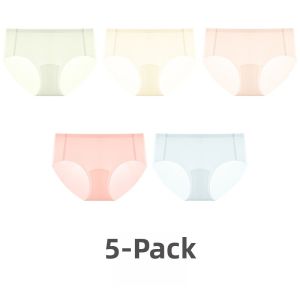 PIER N°5 | Herbal Initial Color Ice Silk Seamless Mask Pants Womens Extended Leg Summer Thin Cotton Antibacterial Triangle Underwear