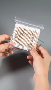 COSY Cotton Buds Cotton Swaps Pembersih Telinga Swab Bambu Kapas Untuk Telinga -+ 100 pcs Kualitas Terbaik