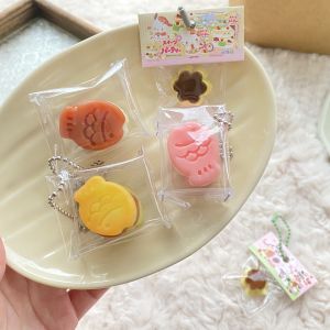 Silicone Squishy Mochi Fish Cake Stress Relief Toy Bear Soft Candy Pudding Cat Paw Gift Creative Design Toys for Everyone