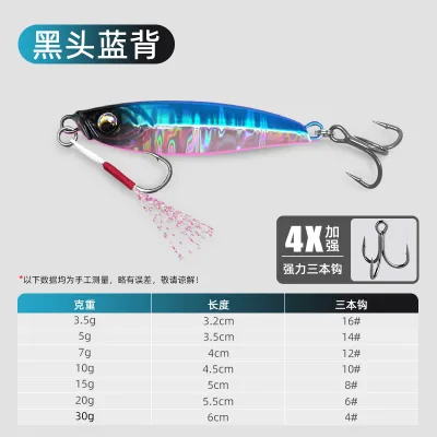 Long Distance Casting Iron Plate Lure